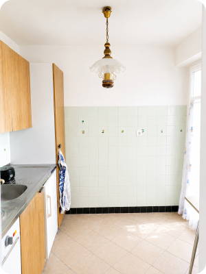 Cuisine de l’appartement 1.5 pièces à Sierre